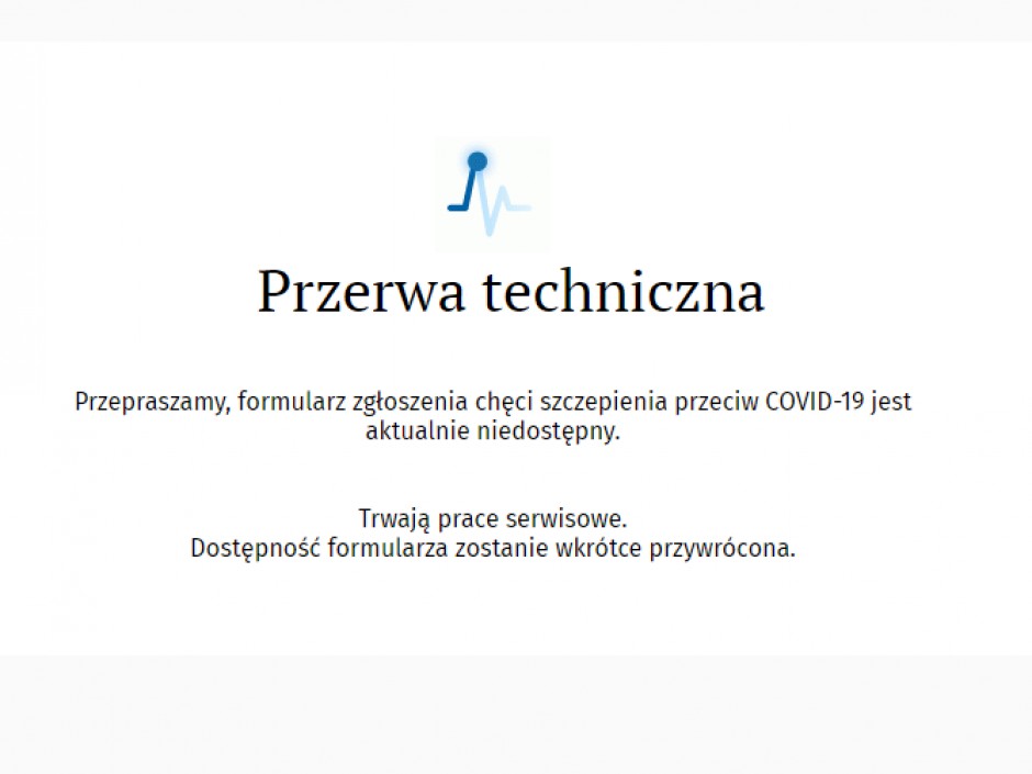 Jak się zgłosić na szczepienie?! Po północy system padł....