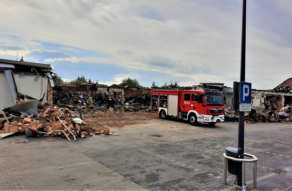 Jest śledztwo w sprawie pożaru Lidla w Kielcach