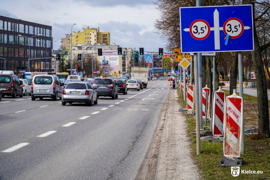 Remont al. IX Wieków Kielc ruszy już w tym tygodniu