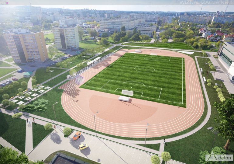 Jest już pozwolenie i projekt. Stadion przy PŚk powstanie
