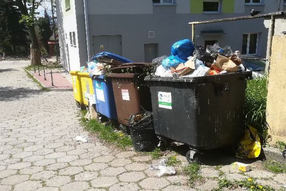 [INTERWENCJA] Dlaczego przy ulicy Krakowskiej tak rzadko wywozi się śmieci?