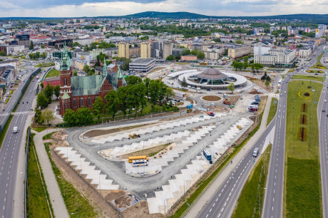 [FOTO] Budowa Centrum Komunikacyjnego dobiega końca