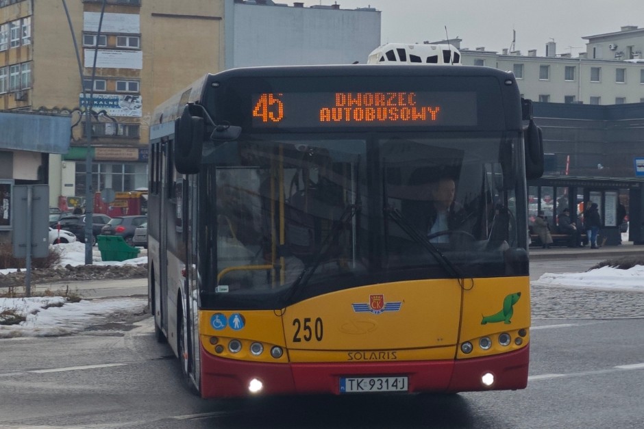 Dodatkowe kursy linii 45