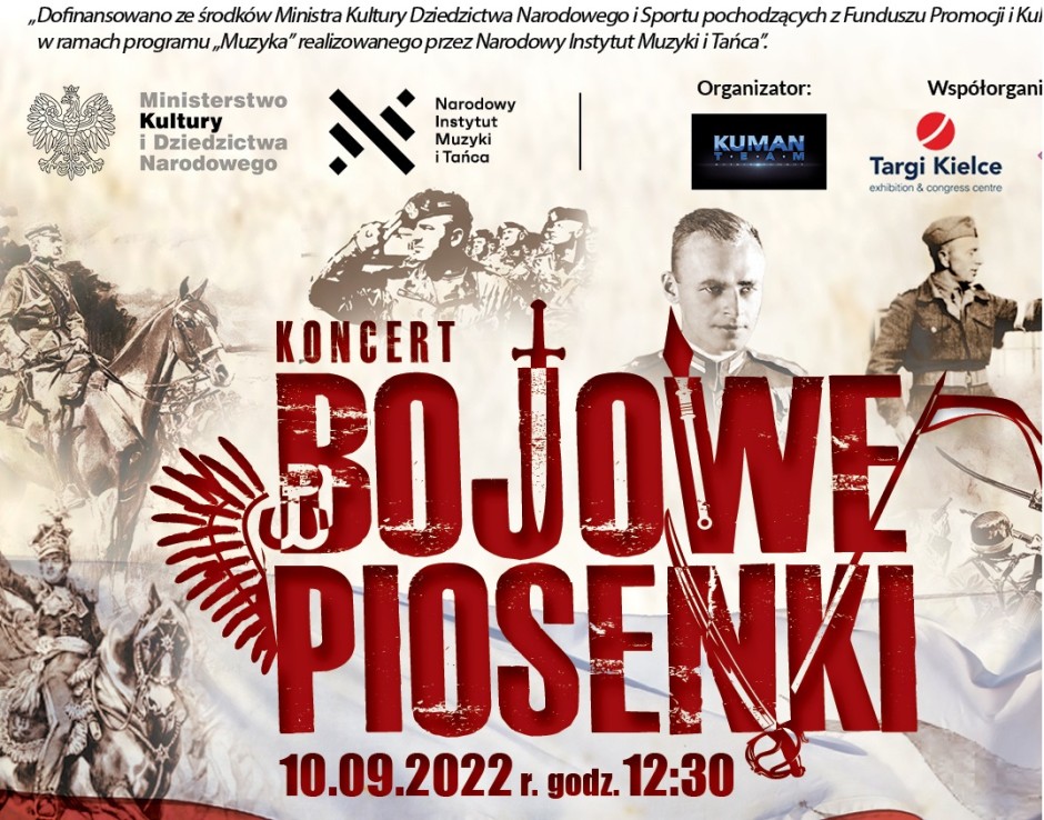 We wrześniu odbędzie się koncert patriotyczny „Bojowe Piosenki”