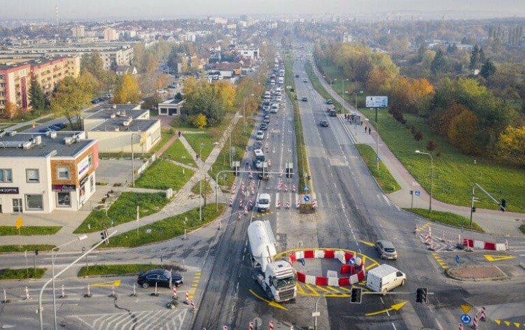 Ostatni tydzień utrudnień na alei Popiełuszki