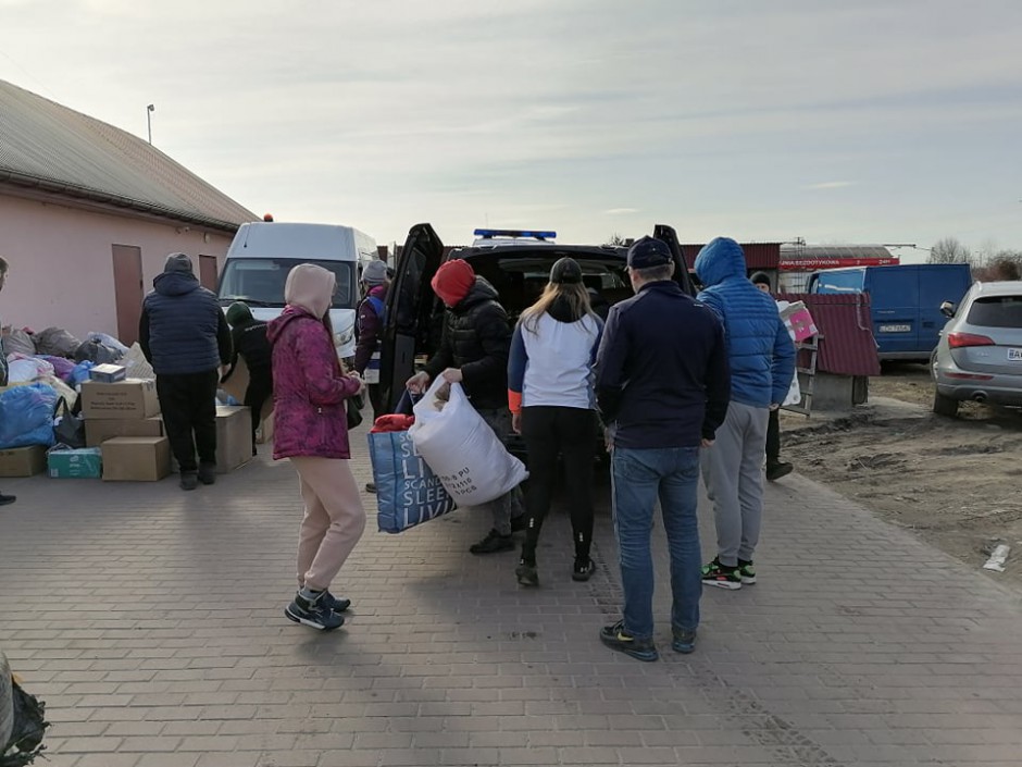 Zawieźli pomoc dla uchodźców i walczącej Ukrainy
