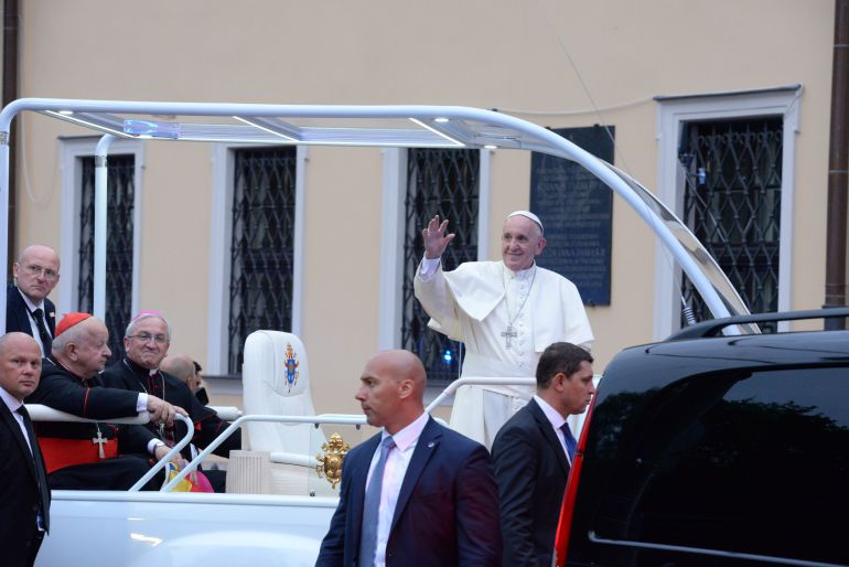 Franciszek do Polaków: Bóg podążał z waszym narodem