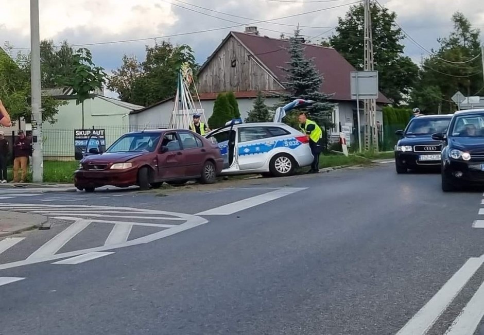 Zderzenie w Radlinie. Policjanci zatrzymali pijanego kierowcę