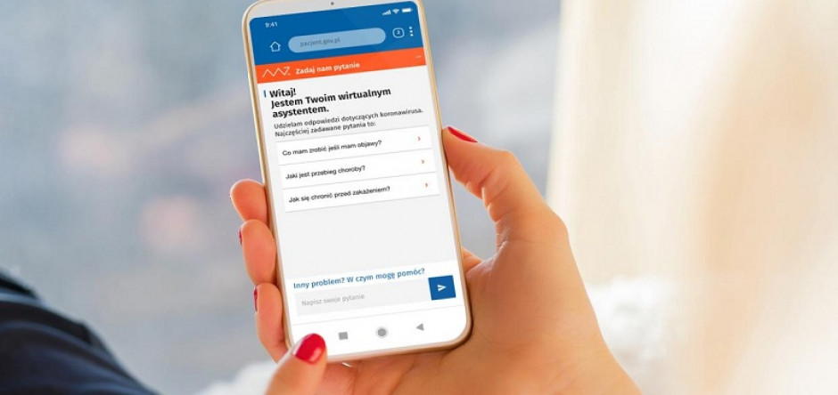 Wirtualny asystent odpowie na pytania dotyczące koronawirusa