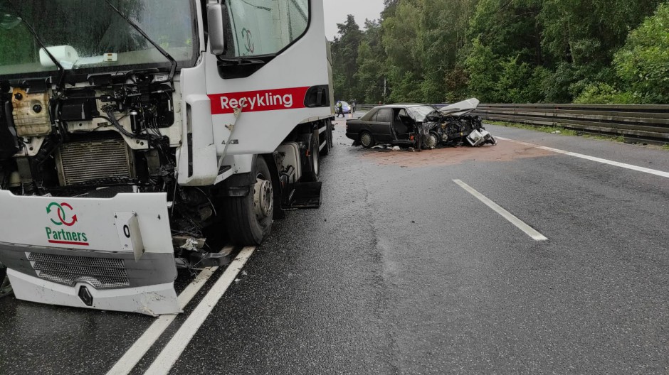 Wypadek w Miedzianej Górze. Jedna osoba nie żyje