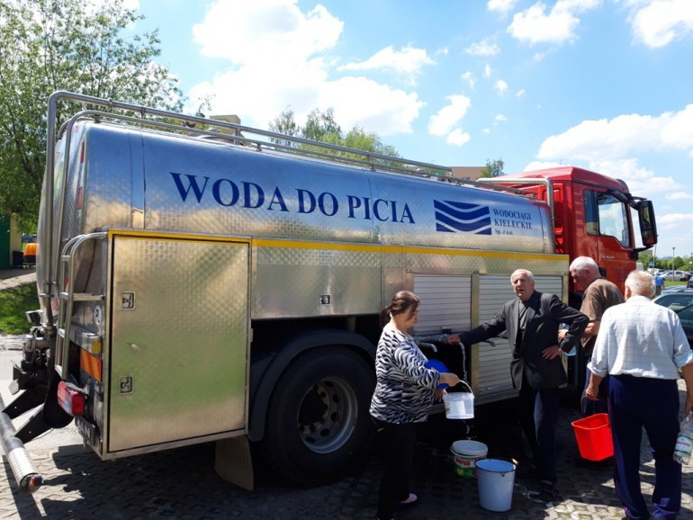 [AKTUALIZACJA] Awaria wodociągu w Kielcach