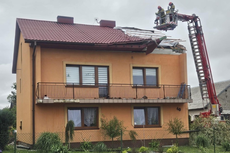 [AKTUALIZACJA] Nocne burze w regionie. Strażacy mieli pełne ręce roboty