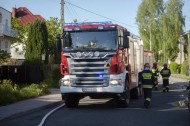 Pożar w hotelu Łuczyński w Końskich. Jedna osoba trafiła do szpitala
