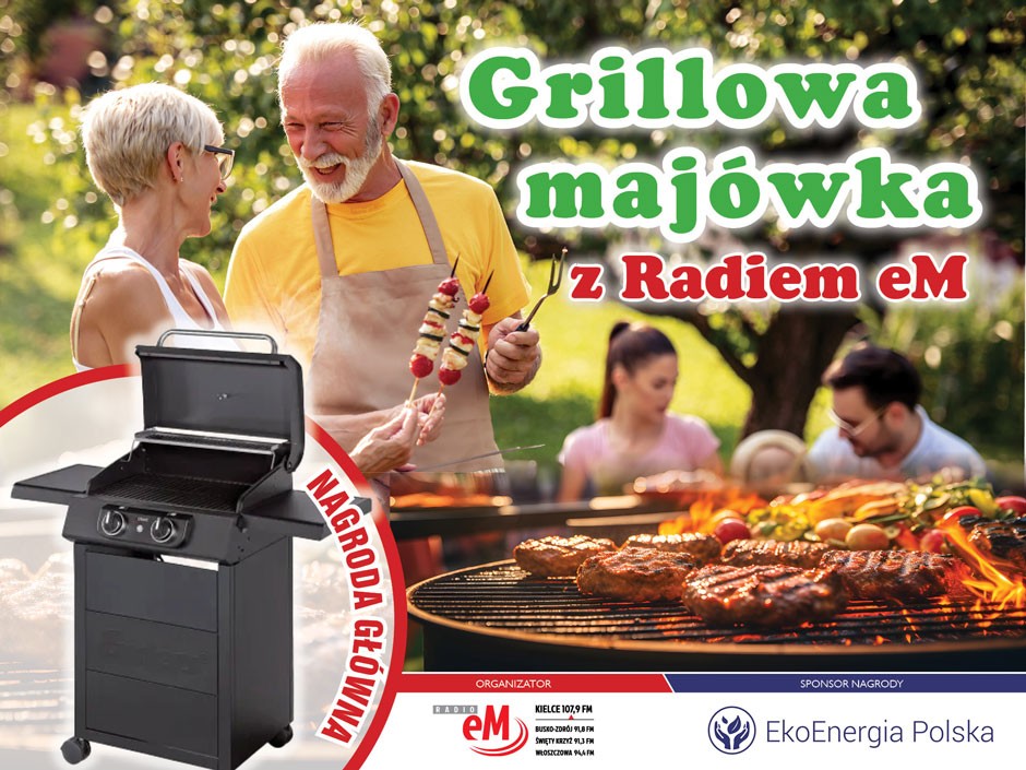 Grillowa majówka w Radiu eM. Do wygrania grille elektryczne!