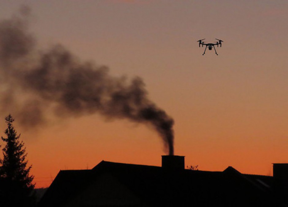 Kiedy dron antysmogowy zacznie monitorować kieleckie kominy?