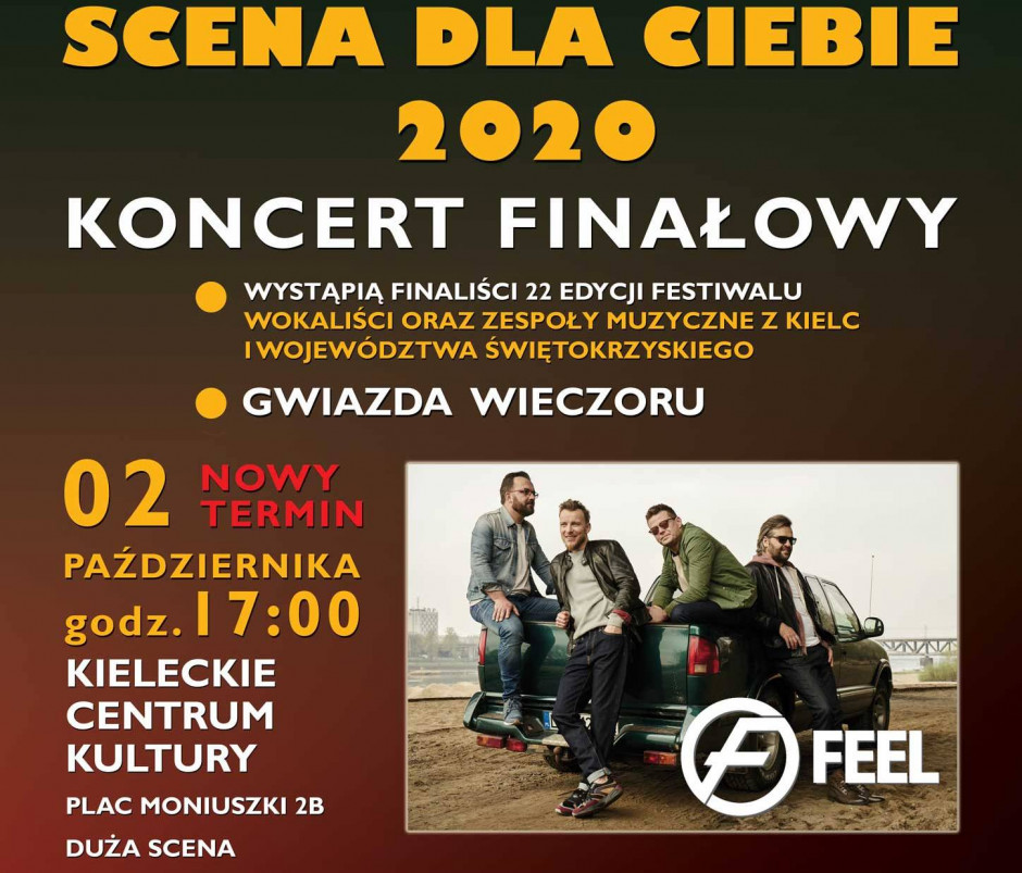 Nowy termin Festiwalu Scena dla Ciebie