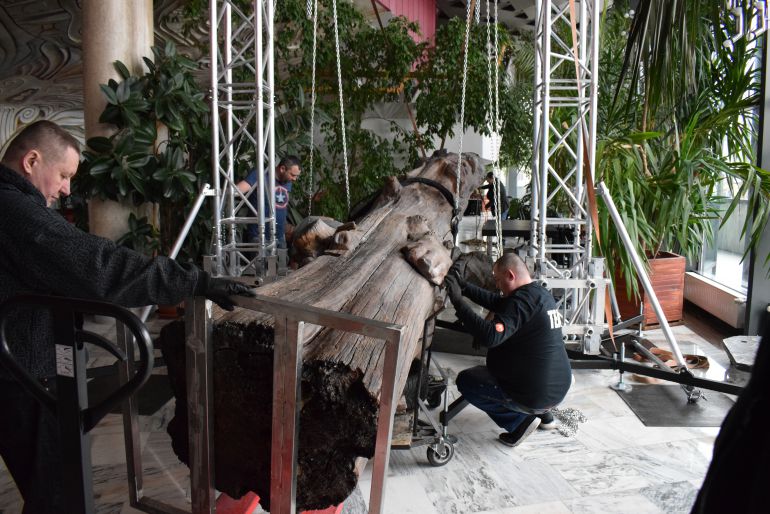 Monumentalna rzeźba stanęła w Kieleckim Centrum Kultury