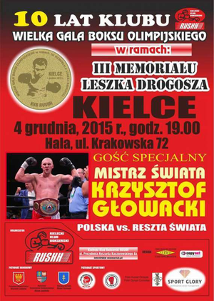 Już w piątek III Memoriał Leszka Drogosza