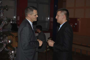 Studenci przy opłatku