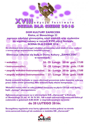 Rusza konkurs Scena dla Ciebie