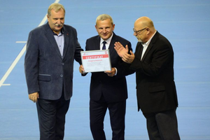 Diamentowa odznaka ZPPR dla Grzegorza Budziosza