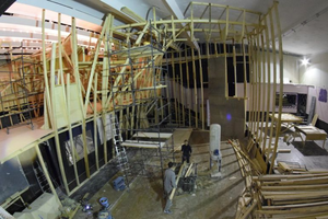 [FOTO] W Kielcach powstaje profesjonalne centrum wspinaczkowe