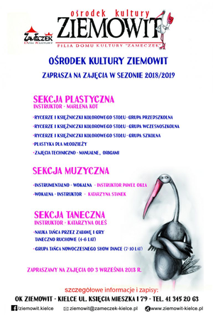 Szeroka oferta zajęć. Ośrodek Kultury 