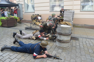 [VIDEO+GALERIA] Żywa lekcja historii na ul. Sienkiewicza