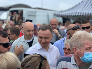[AKTUALIZACJA] Prezydent Andrzej Duda w Pińczowie