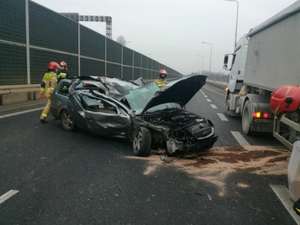 [AKTUALIZACJA] Wypadek na ul. Świętokrzyskiej. 48-latka 