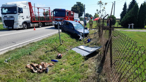 Wypadek w powiecie sandomierskim. Nie żyje motocyklista