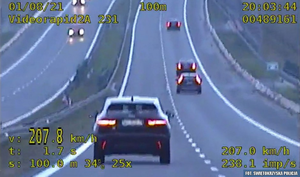 Zdecydowanie za szybko jechał po S7