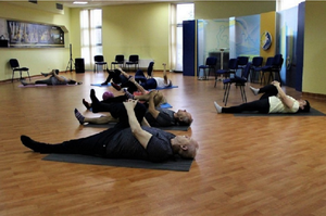 Ćwiczenia dla seniorów w ramach projektu 