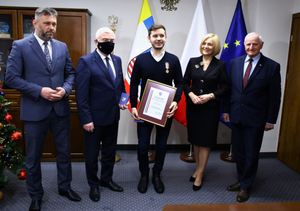 Kamil Pacholec z ważnym wyróżnieniem