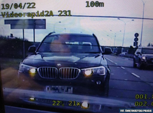 Pirat na S7. Mknął ponad dwieście na godzinę