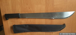 Wybrał się na spacer z maczetą i groził przechodniom