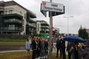 Zdobywcy Monte Cassino mają swoje rondo w Kielcach