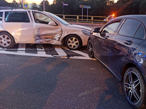 Wypadek w Górnie. Cztery osoby w szpitalu