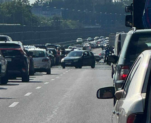 Wypadek i gigantyczne utrudnienia na S74