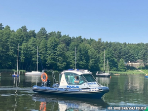 Pijani na rowerkach wodnych w Sielpi. Posypały się mandaty