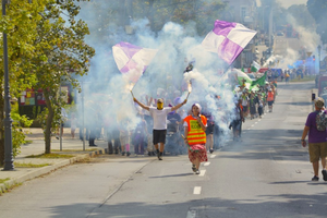 [VIDEO+FOTO] Pielgrzymi dotarli do Kielc. Modlili się w katedrze
