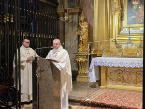 Misjonarz z Peru modlił się bazylice katedralnej