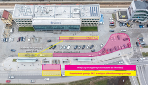 Mniej miejsc parkingowych przy dworcu – jakie jest Państwa zdanie?