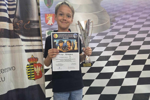 Filip Kokosza wicemistrzem Ogólnopolskiej Szachowej Olimpiady Dzieci i Młodzieży