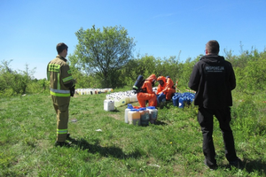 Toksyczne substancje znalezione na działkach to odpady po produkcji narkotyków