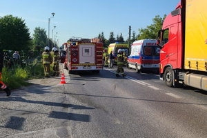Wypadek o poranku, pięć osób w szpitalu