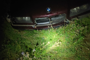 Wieczorny wypadek w Łoniowie. Jedna osoba w szpitalu