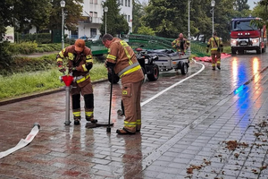 Ulewy w regionie. Najbardziej ucierpiały Kielce