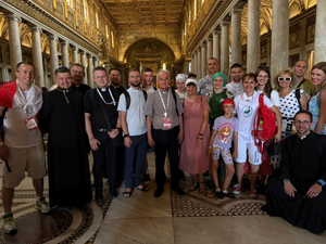 [FOTO+WIDEO] Biskup Marian Florczyk na Jubileuszu Młodych w Rzymie