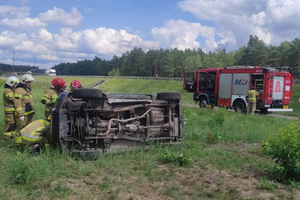 Wypadek w Górkach Szczukowskich. Młoda kobieta w szpitalu